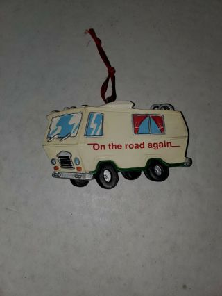 Vintage Winnebago Motorhome Camper Christmas Ornament On The Road Again 4 " ×2 "