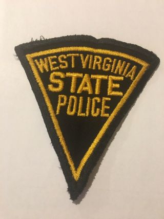 Vintage West Virginia State Police Department Shoulder Patch Wv