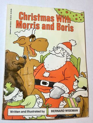 Vintage 1985 Christmas With Morris And Boris By Bernard Wiseman Paperback V Good