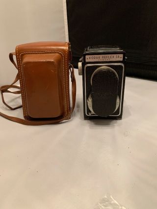 Kodak Reflex Ia Camera With Case.  One Owner