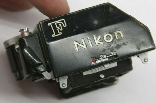 Nikon F Prism Finder With Meter Sn 694682 - Funk In Mirror Box - D09b