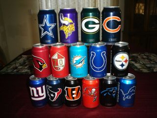 Bud Light 2016 NFL Kickoff Beer Can Pick Your Team Packers Raiders Chiefs Steele 2