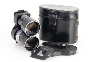 :mamiya Sekor 18cm 180mm F4.  5 Tlr Lens W Case & Mask For C220 C330