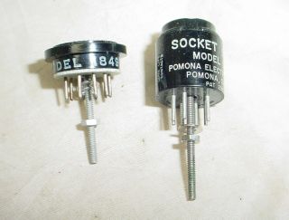 2 Nos Pomona Socket Savers 7 & 9 Pin Tubes 12ax7 6au6 Tube Tester