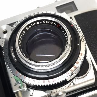 KODAK Retina IIIC with Schneider Kreuznach Retina Xenon C 50mm f:2 Lens Jammed 3