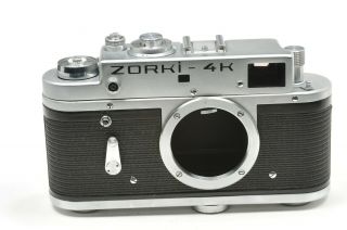 Zorki 4k Body,  Rangefinder Camera Based On Leica,  After Cla Service