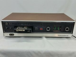 Vintage Panasonic Rs - 803us Stereo 8 Track Cassette Player Recorder