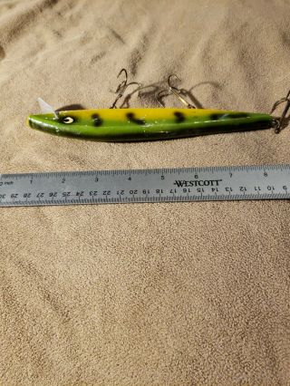 Vintage musky lure - wooden 3