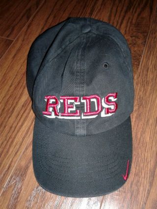 Vintage Cincinnati Reds Mlb Baseball Reds Cap Hat Black & Red Unisex