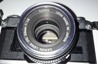 CANON AE - 1 35MM CAMERA W/ 50MM 1:1.  8 LENS (PARTS) 2