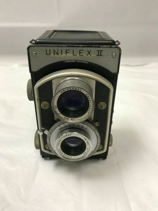 Vintage Universal Box Camera: Uniflex Ii 120 Film Camera Anistigmat Lens