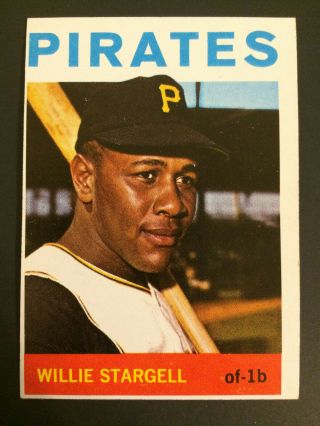 1964 Topps 342 Willie Stargell Pittsburgh Pirates Vintage Baseball Card Ex - Exmt