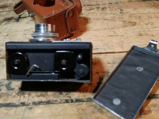 Steky Model III 16mm Mini Spy Camera 25mm leather Case Film inside 2