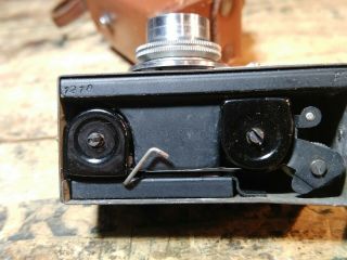 Steky Model III 16mm Mini Spy Camera 25mm leather Case Film inside 3