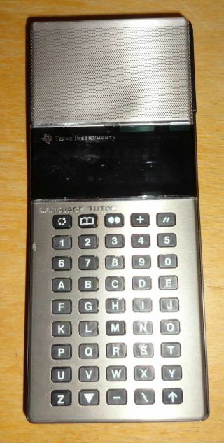 Texas Instruments Language Tutor With French Language Module As - Is Not