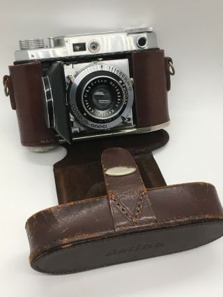 Vintage Kodak Retina Ii Rangefinder Camera With Ektar F: 3.  5 F=5cm For Repair