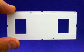 Box Of 50 Rbt Plastic Snap - On Mounts For Half - Frame Stereo Slides (4p) Nimslo