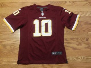 Washington Redskins 10 Robert Griffin Iii Jersey Nike On Field Nfl Youth L Large
