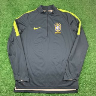 Nike Brazil National Team Shield Training Jacket - Size Large Water Repellent