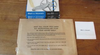 Bell & Howell 456 Autoload 8MM & 8 Portable Movie Projector w/ movie 2