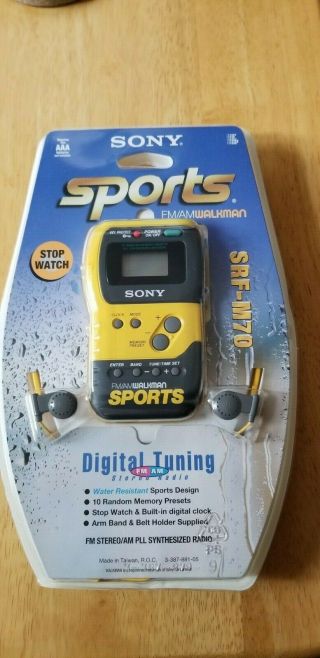 Sony Srf - M70 Sport Am/fm Walkman