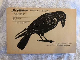 Vintage J.  C.  Higgins Sears Roebuck 1930s - 40s Crow Target 7 Nos