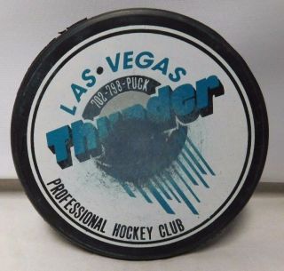 Las Vegas Thunder Professional Hockey Club 50th Anniversary Puck Very Rare A