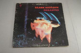 Vintage Black Sabbath Paranoid 33 1/3 Rpm Record Album