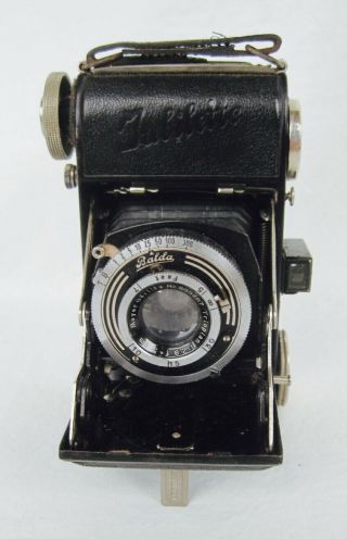 Balda Jubilette Folding 35mm Camera 1938 German Trioplan F: 2.  9 Compur Shutter