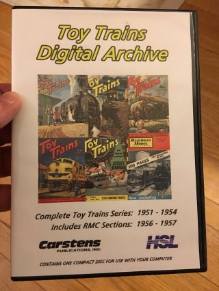 Toy Trains Digital Archive (includes All 35 Issues) Cd - Rom Fast Look