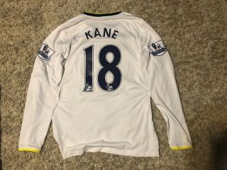 2014/15 Tottenham Spurs Home Jersey 18 Harry Kane Large England Long Sleeve