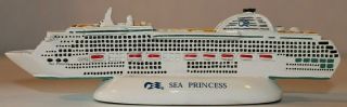 Princess Cruise Line Ship Sea Princess Model Resin Display Travel Souvenir 7 "