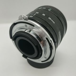 Tamron TELE - MACRO 28 - 70mm f/3.  5 w/Adaptall 2 Nikon AI mount & cap FAST USA SHIP 2