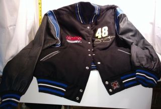 Lowes Racing Jimmie Johnson 48 Premium Coat Men Xl Jh Design - Reversible