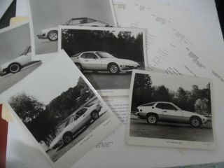 1977 Porsche Dealer Factory Pr File Photos Press Releases 924 Carrera 911 Targa