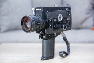 Nikon R8 - 8 camera,  Cine NIKKOR Zoom 1:1.  8 f=7.  5 - 60mm 2