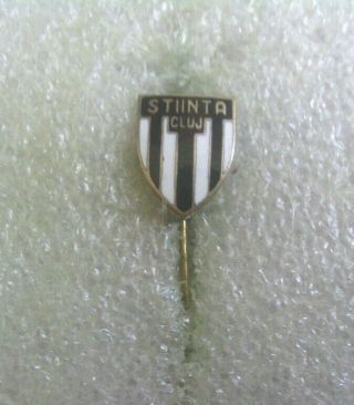 Old Romanian Football Club - Stiinta Cluj Enameled Pin/stickpin