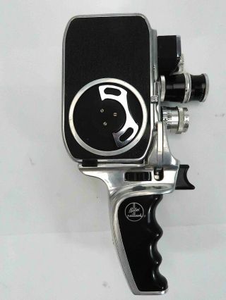 1958 Bolex Paillard B8sl Cine - Camera 8mm W 2 Variable Lenses Switzerland