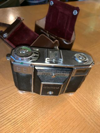 Vintage Zeiss Ikon Contessa 35mm Film Rangefinder Camera Tessar 45mm F/2.  8 Lens