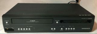 Magnavox Dv220mw9 Vhs/vcr Video Cassette Recorder/dvd Player Great