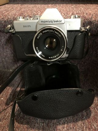 Mamiya/sekor 500 Dtl;50mm Lenses & Case