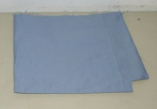 Vintage Wedgwood Blue Cotton Blend Fabric 17 X 86 Inches 16768 Smoky