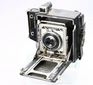 Graflex Crown Graphic 3x4 3¼ X 4¼ Large Format Field Camera W/ Ektar 127mm Lens