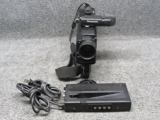 Panasonic Pv - 602d Omnimovie Vhs Hq Camcorder W/ Charger/power Adapter
