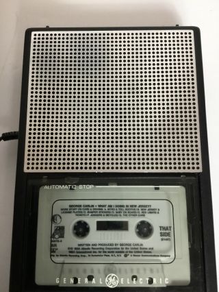 Vintage General Electric GE Portable Cassette Player Recorder Model 3 - 5015 C 3
