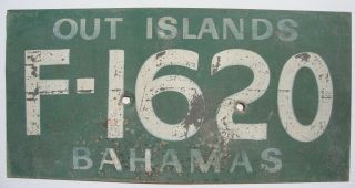 Bahamas Out Islands License Plate - Freeport