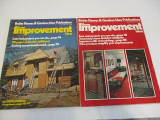 Better Homes And Gardens Home Improvement Ideas Magazines - 1971 Vintage Decor