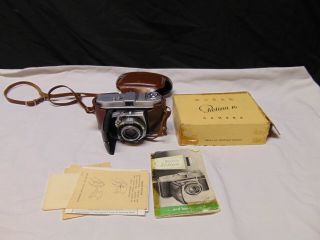 Vintage Kodak Retina 1b Camera Made In Germany With Case Box Ag Stuttgart Wangen