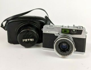 Petri 7s 35mm Camera W/ 45mm 1.  8 Lens W/ Petri Camera Case