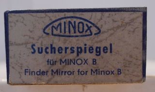 Minox B Film Camera Right Angle Finder Mirror with Box - 2